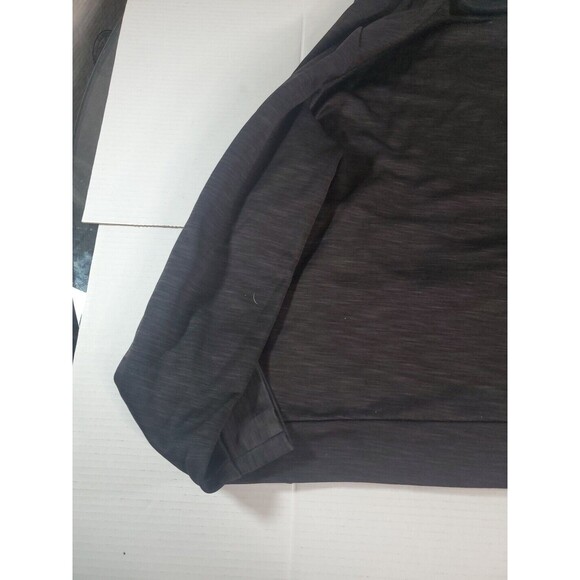 Men's Tek Gear Warmtek Soft Fleece Hoodie in Black with‎ Grey Size XL - Picture 11 of 12